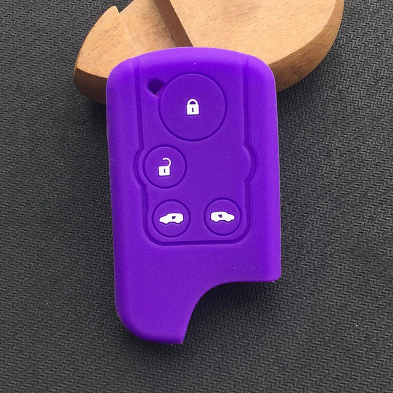 HONDA STEPWAGON 4 Button Silicon key fob case Cover with Sliding Doors. Also fits Freed, Elysion, Stepwgn Spada, Step Wagon, RK, RK5, Shuttle. Japanese Import rubber shell.