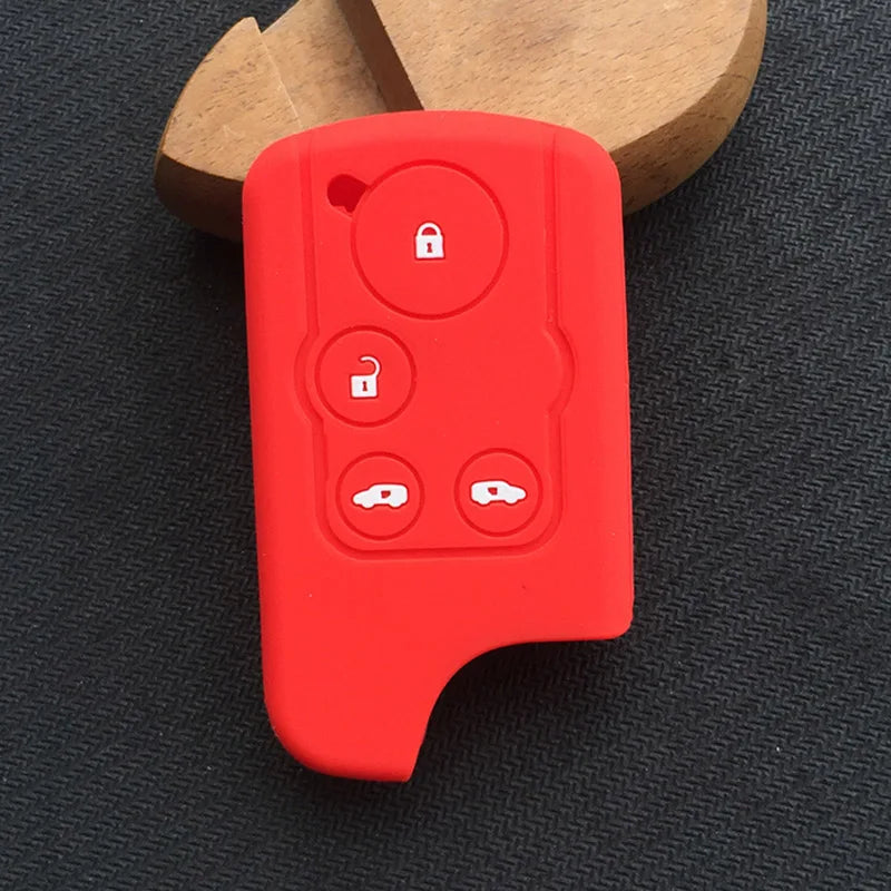 HONDA STEPWAGON 4 Button Silicon key fob case Cover with Sliding Doors. Also fits Freed, Elysion, Stepwgn Spada, Step Wagon, RK, RK5, Shuttle. Japanese Import rubber shell.