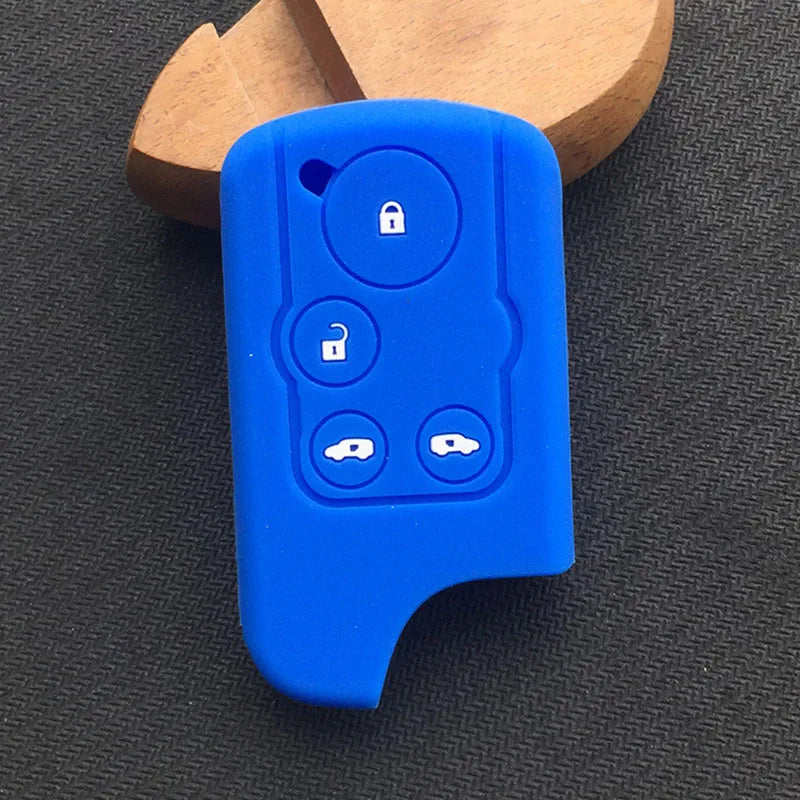 HONDA STEPWAGON 4 Button Silicon key fob case Cover with Sliding Doors. Also fits Freed, Elysion, Stepwgn Spada, Step Wagon, RK, RK5, Shuttle. Japanese Import rubber shell.