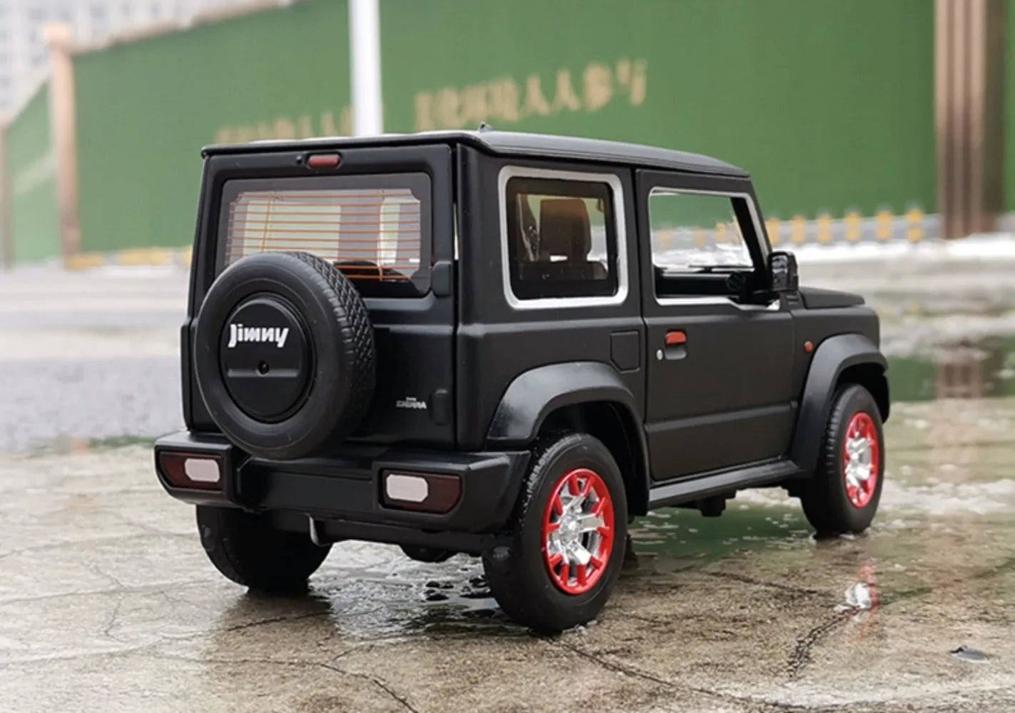 1:18 SUZUKI Jimny Alloy Diecast Car Models Off-Road Vehicles Toy with Sound and Light Car Model Simulation Collection Kids Gifts