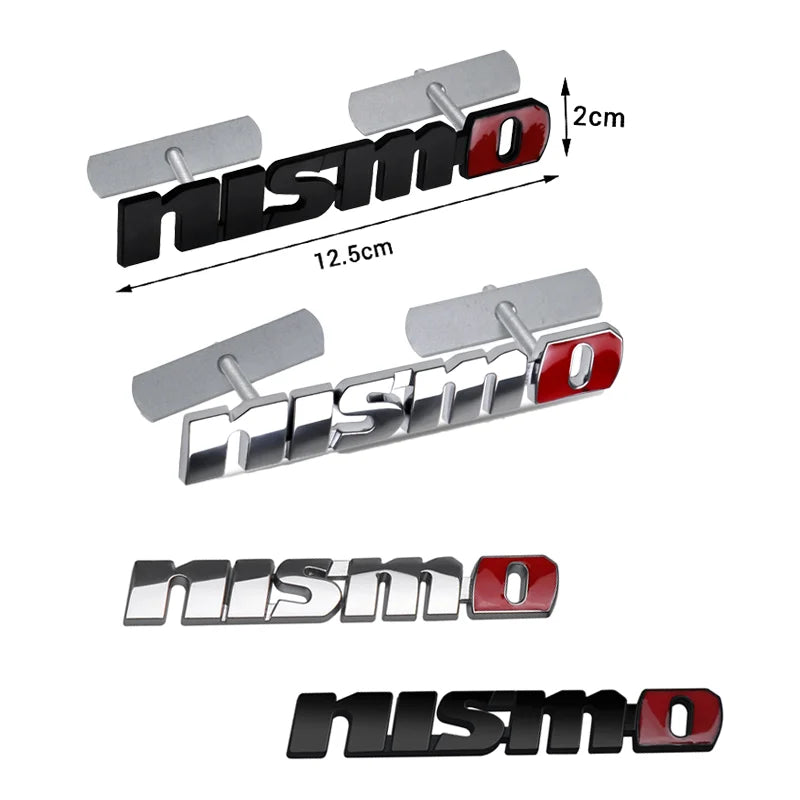 ABS Car Rear Trunk Fender Side Letter Sticker for Nissan NISMO Badge X-Trail Xterra Qashqai Elgrand Juke Patrol Note Accessories