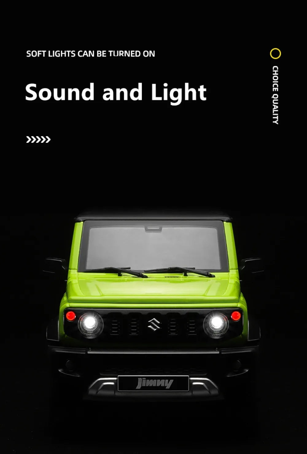 1:18 SUZUKI Jimny Alloy Diecast Car Models Off-Road Vehicles Toy with Sound and Light Car Model Simulation Collection Kids Gifts