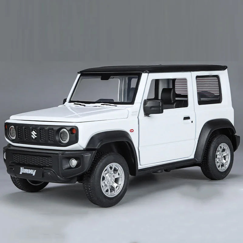 1/24 SUZUKI Jimny Toy Car Model Alloy Diecasting with Sound Light Pull Back Function Toys Vehicle Models Adult Collectible Gifts