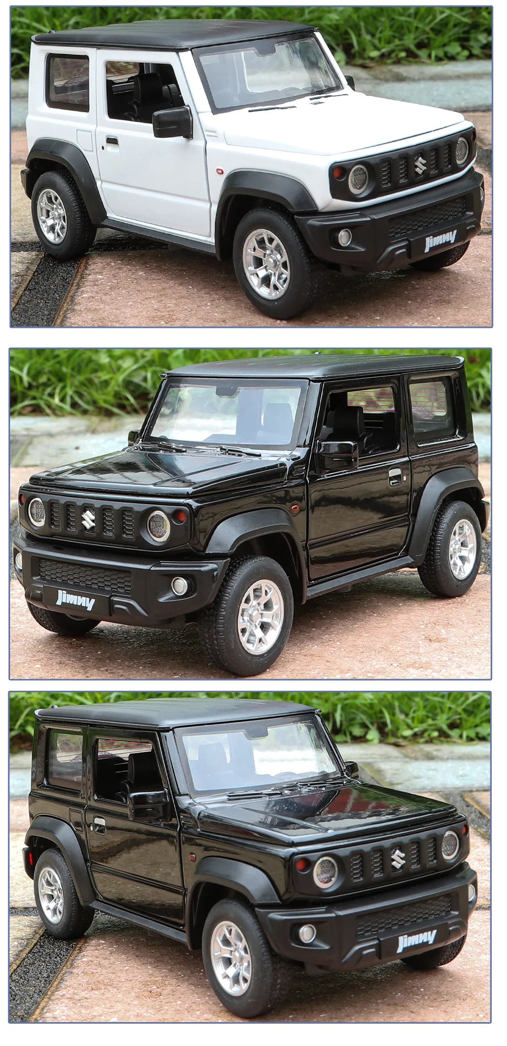 1:24 SUZUKI Jimny SUV Alloy Car Model Diecasts Metal Off-Road Vehicles Car Model Simulation Sound Light Collection Kids Toy Gift