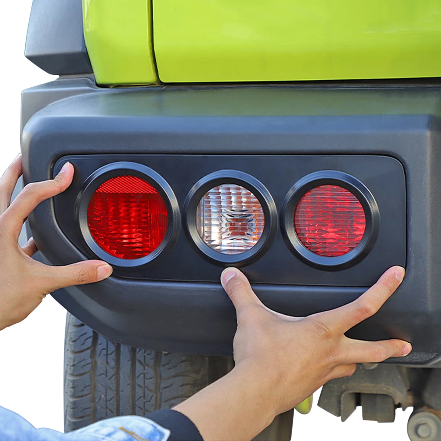 Car Tail Light Guard Cover Trim Rear Lamp Light Hood Decal for Suzuki Jimny 2019-2023 JB64 JB74 Lamp Hoods Exterior Accessories