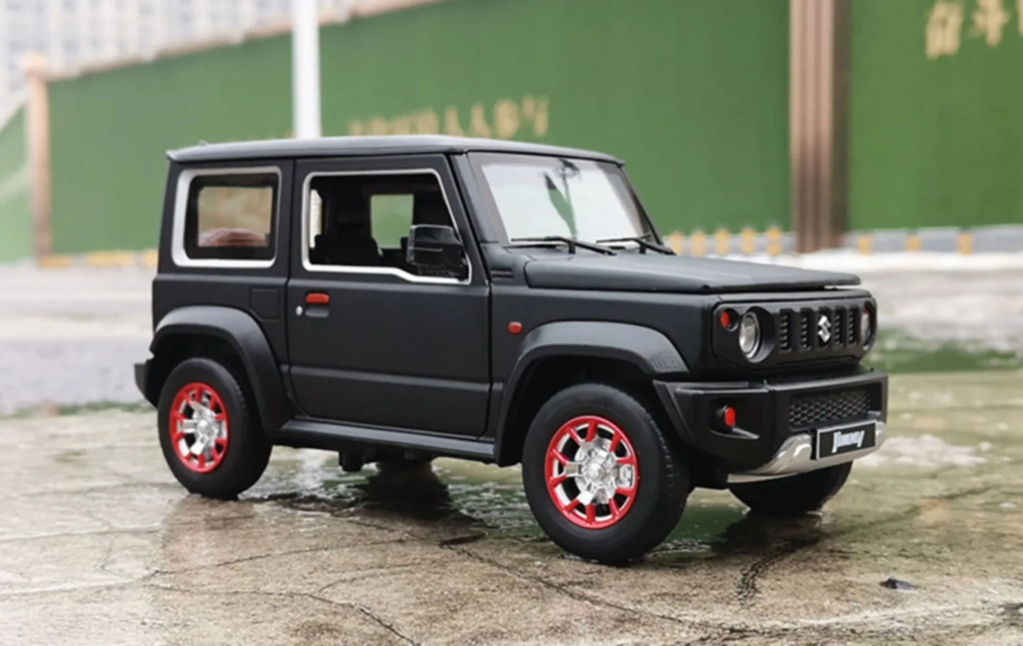 1:18 SUZUKI Jimny Alloy Diecast Car Models Off-Road Vehicles Toy with Sound and Light Car Model Simulation Collection Kids Gifts