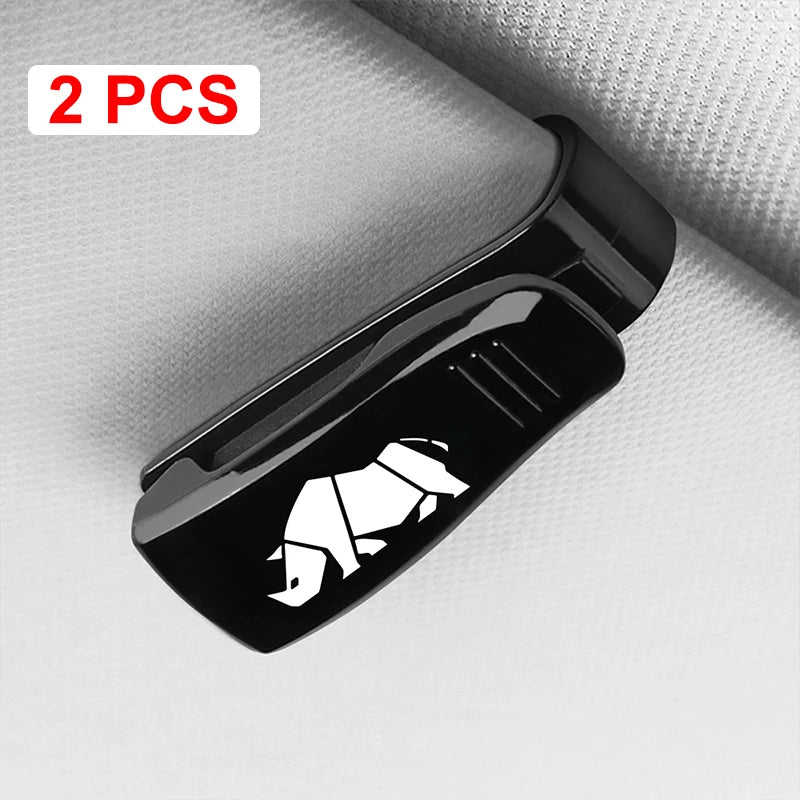 For Suzuki Jimny jb74 jb64 jb43 jb53 Auto Accessories Car Sun Visor Glasses Clip Sunglasses Case Card Ticket Holder Pen Case