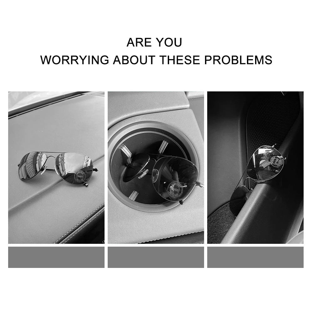 For Suzuki Jimny jb74 jb64 jb43 jb53 Auto Accessories Car Sun Visor Glasses Clip Sunglasses Case Card Ticket Holder Pen Case