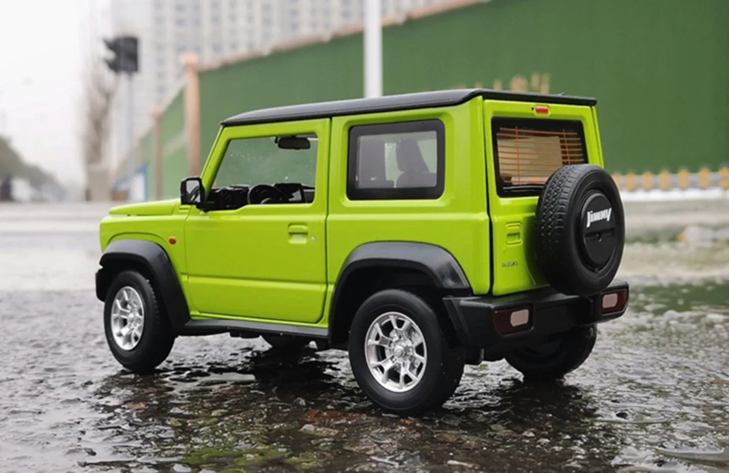 1:18 SUZUKI Jimny Alloy Diecast Car Models Off-Road Vehicles Toy with Sound and Light Car Model Simulation Collection Kids Gifts