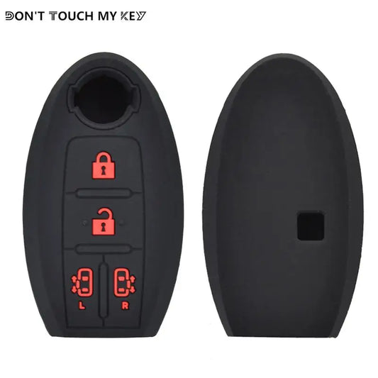 Silicone Car Key Case For Nissan Quest Elgrand NV200 Evalia Serena MPV Cover Keyless Remote Fob Shell