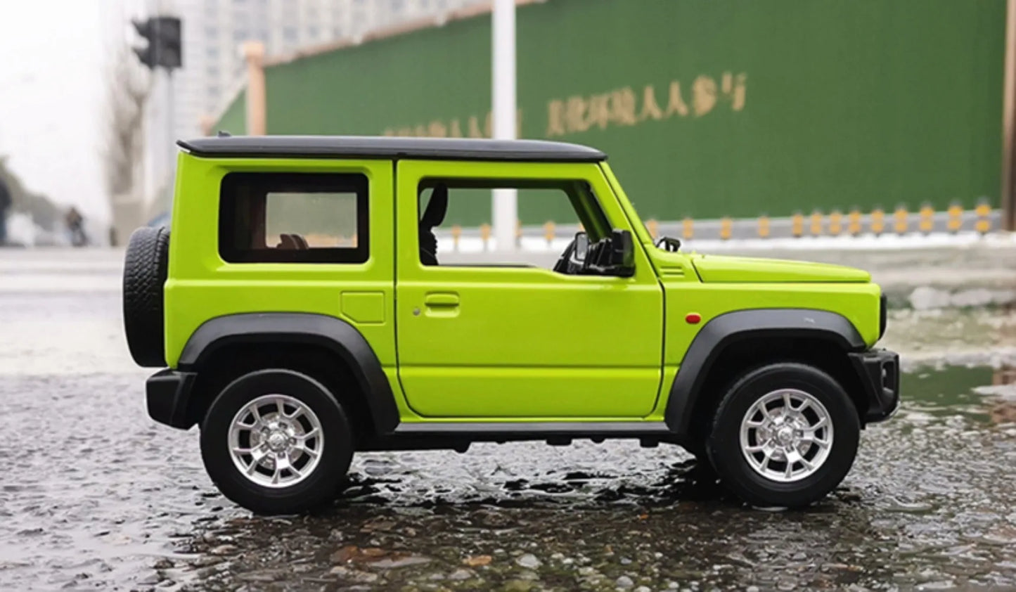 1:18 SUZUKI Jimny Alloy Diecast Car Models Off-Road Vehicles Toy with Sound and Light Car Model Simulation Collection Kids Gifts