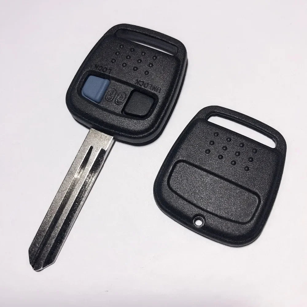 For Nissan Qashqai Elgrand X-TRAIL NAVARA MICRA Bluebird 2 Button Replacement Remote Case Cover Fob Auto Key Shell Blank
