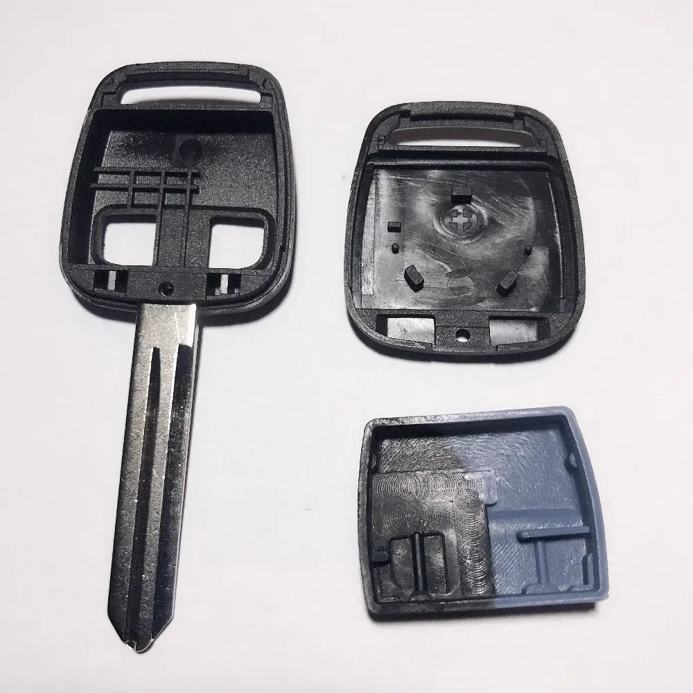 For Nissan Qashqai Elgrand X-TRAIL NAVARA MICRA Bluebird 2 Button Replacement Remote Case Cover Fob Auto Key Shell Blank